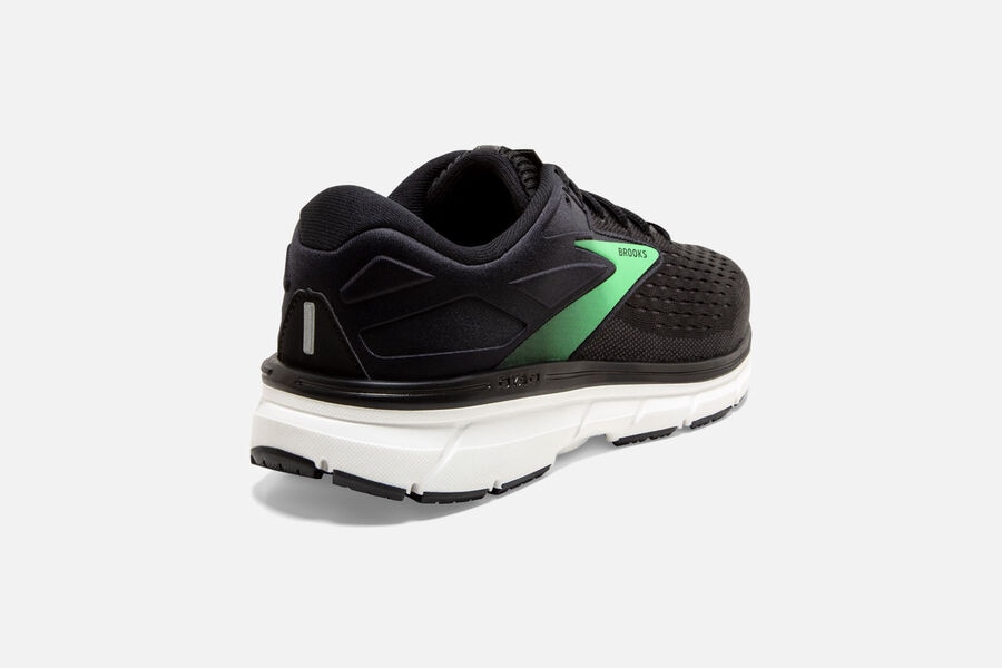 Brooks Dyad 11 Road Running Shoes Womens Black/Green 635279-QFU